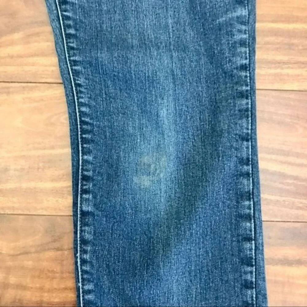 DKNY Jeans Women''s‎ Medium Wash Straight Leg Denim Blue Jeans Size 8 90's Y2K